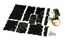 DIY USELESS BOX / Haszontalan doboz KIT, szereld magad, fekete