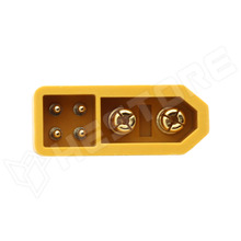 XT60-2+4-M / DC tápcsatlakozó, XT60, 2+4pin, apa, lengő (AMASS)