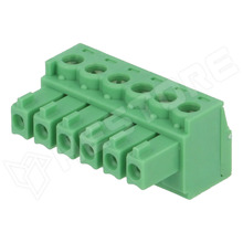 WR-TBL-361-6P / Szétkapcsolható sorkapocs, egyenes, 3.81mm, Pólusok száma: 6, 0.2...1.5mm2, zöld (WÜRTH ELEKTRONIK)