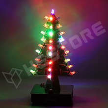 HT-0001 / 3D LED-es karácsonyfa KIT