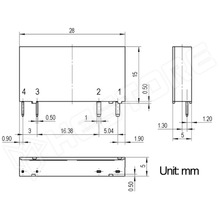 SSR-DD41F / Szilárdtest relé (SSR), 1 csatornás egyenáramú, 6A, 3...32V DC, 5...60V DC, azonnali kapcsolás, THT (SSR-41FDD)