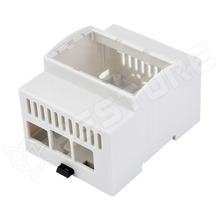 RPI5-CASE-DIN-RAIL-B / Raspberry Pi 5 doboz, ABS, DIN  sínre, fehér (WAVESHARE)