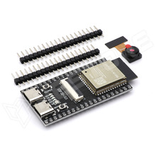 ESP32-S3-N16R8-M-OV3660 / ESP32 S3 fejlesztői modul, OV3660 kamerával, 16MB Flash, 8MB PSRAM, WiFi, Bluetooth 5, USB-C UART, USB-C OTG, microSD foglalat