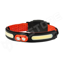 NEB-HLP-0021-G / Fejlámpa, CURVBEAM 600 FLEX, 600 lumen, 1100mAh, COB LED, IPX4, 180°-os világítás