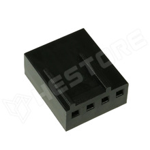KF2510-31Y-BK / Csatlakozó ház, 4 pólusú, 2.54mm, ventilátorhoz