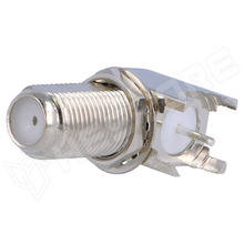 H3073 / Csatlakozó, F aljzat, anya, THT, panelre, 90 fokos (H3073 COPPER / YIZN Jiangsu Tengyu Electronics co.)