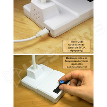 HT-1011 / DIY asztali lámpa KIT, szabályozható fényerő, 5V DC, microUSB