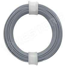 105-9 / Vezeték, tömör, huzal, Cu, 1 x 0.2mm2, PVC, szürke, 10m/tekercs (105-9 / DONAU ELEKTRONIK)
