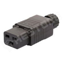 WA0001 / AC táp csatlakozó, C19 (J), dugó, anya, 16A, 250V AC (WA0001 / WELLEN TECHNOLOGY)