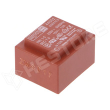 1x15V 1VA 230V / PCB transzformátor, kiöntött, EI30, 1VA, 230V AC, 15V, 67mA (44052 / MYRRA)