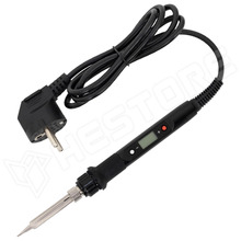 FPL80W / Digitális forrasztópáka, LCD kijelző, kerámia fűtőelem, 180...480°C, 230V AC, 80W (SOMOGYI)