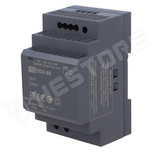 DDR-60G-12 / Tápegység, kimenet: 12V DC, 5A, 60W, bemenet: 9...36V DC, DIN sínre (DDR-60G-12 / MEAN WELL)