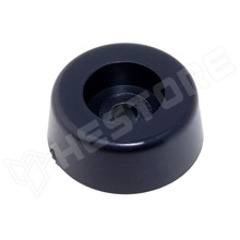 NF-006 / Gumiláb, fekete, besüllyesztett fejű átmenőfurattal, Ø20.2 x 8mm (NF-006 / FIX&FASTEN)