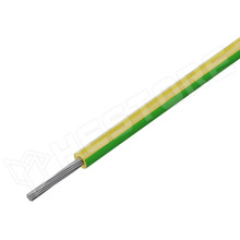 SIF1.50-GY / Vezeték, SiF, sodrat, Cu, ónozott, 1 x 1.5mm2, LSZH, szilikon, sárga-zöld (23613 / HELUKABEL)