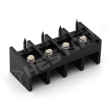 HB9500-9.5-4P / PCB sorkapocs, 9.5mm, Pólusok száma: 4, 22...12AWG, 0.3...4mm2, fekete (0312003.HXP / Ningbo Kangnex Electric Co., Ltd)