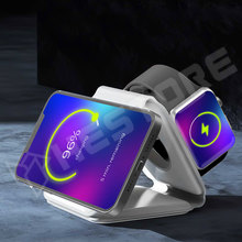 HBW2063 / Apple vezeték nélküli töltőállomás - 3 az 1-ben - fehér (BW2063 / BEWELLO)