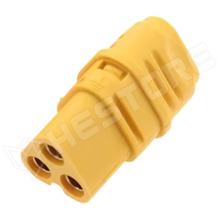 MT30-F-CF / DC tápcsatlakozó, MT30, anya, vezetékre forrasztható, 15A, 3Pin