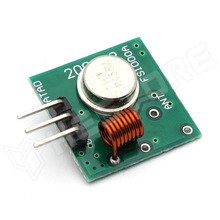 RF433-JTX / 433MHz RF adó modul (SAW rezonátoros, ASK/OOK moduláció) (FS1000A)