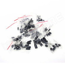 CPACKU-120 / Kondenzátor kezdő készlet, 120 darabos készlet, 1...470μF, 10 db/érték