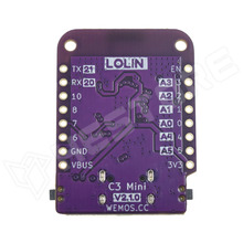 C3-MINI-V2.1.0 / ESP32-C3 alapú fejlesztői modul, ESP32-C3FN4, egymagos processzor, 160 MHz, 2,4 GHz Wi-Fi, Bluetooth 5