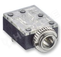 ACA-115-LUM / 3.5mm jack aljzat, stereo, beépített kapcsolóval (1503 09 / LUMBERG)