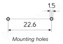 SI-HA112000 (PTF15) / Biztosítéktartó NYÁK-ba (5×20) (PÜSCHEL)