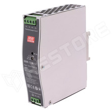 DDR-120B-12 / Tápegység, kimenet: 12V DC, 10A, 120W, bemenet: 16,8...33,6V DC, DIN sínre, izolált, buck, step-down (DDR-120B-12 / MEAN WELL)