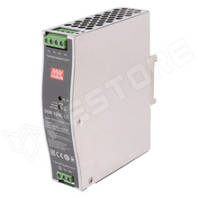 DDR-120C-12 / Tápegység, kimenet: 12V DC, 10A, 120W, bemenet: 33,6...67,2V DC, DIN sínre, izolált, buck, step-down (DDR-120C-12 / MEAN WELL)