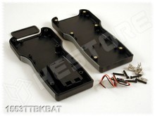 1553TTBK-BAT 165x80x28mm / Műszerdoboz, ABS, fekete-szürke (HAMMOND)