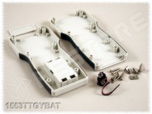 1553TTGY-BAT 165x80x28mm / Műszerdoboz, ABS, fehér-szürke (HAMMOND)