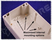 1554 C2GY (120×65×40) / Műszerdoboz, Polykarbonát, szürke (HAMMOND)