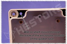 1554 C2GY (120×65×40) / Műszerdoboz, Polykarbonát, szürke (HAMMOND)