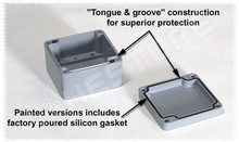 1590 Z 120 (125×80×45  + 15mm) / Műszerdoboz, Alu (HAMMOND)