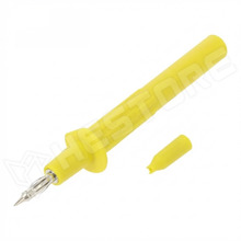 66.9112-24 / Mérőhegy, 32A, aljzat mérete: 4mm, sárga (66.9112-24 / STÄUBLI)