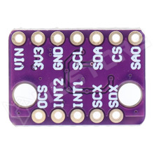 GY-BMI160 / BMI160 alapú 3 tengelyű gyorsulásmérő és 3 tengelyű giroszkóp modul (6DOF)