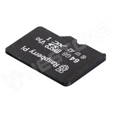 SC1629 / Memóriakártya, MicroSDXC Class10, U3, V30, A2, 64GB, Raspberry Pi OS (5056561804927 / RASPBERRY PI)
