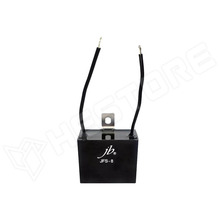 1uF 450VAC-JFS8A6105 / Motor kondenzátor, motorokhoz, üzemi, 1µF, 450V AC, 36x11x22mm, vezetékek (JFS8A6105J000000B / Jb Capacitors)