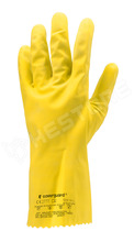 EURODIP-5027 / Vegyszerálló (C-type, EN374-1:2016 szerinti), munkavédelmi kesztyű, latex, sárga, S-méret (7) (MO5027 / COVERGUARD)