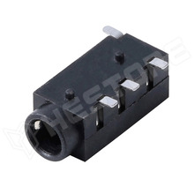 PJ-320D-4A / 3.5mm jack aljzat, 4pin, sztereo, SMT (Korean Hroparts Electronics)