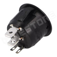 R13112LLAA / Billenő kapcsoló, Ø20mm, 2V piros LED, SPST, ON-OFF, 2 stabil pozíció, 10A/250V AC, 10A/24V DC (R13112LLAA / SCI)