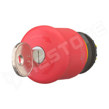 M22-PVS / Biztonsági vészleállító gomb, kulcsos, 22mm, IP67, gombafej, piros (M22-PVS / 216879 / EATON ELECTRIC)