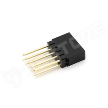 SPH-2x5P / Tüskesor aljzat, egyenes, egymásba tolható, hosszú, 2x5pin (BOOMELE)