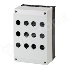 M22-I12 / Ház, 12 férőhelyes tokozat, 22mm, IP66, 160 x 240 x 125mm, szürke (M22-I12 / 222688 / EATON ELECTRIC)