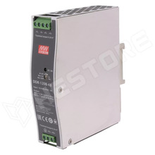 DDR-120B-48 / Tápegység, kimenet: 48V DC, 2.5A, 120W, bemenet: 16,8...33,6V DC, DIN sínre, izolált, buck, step-down (DDR-120B-48 / MEAN WELL)