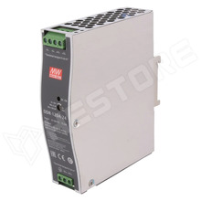 DDR-120A-24 / Tápegység, kimenet: 24V DC, 4.2A, 100.8W, bemenet: 9...18V DC, DIN sínre, izolált, boost, step-up (DDR-120A-24 / MEAN WELL)