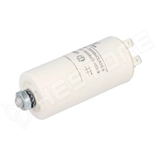C274AC35250SA0J / Motor kondenzátor, motorokhoz, üzemi, 25µF, 470V AC, Ø45x94,5mm, csatlakozók 6.3mm (C274AC35250SA0J / KEMET)