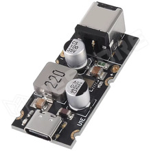 PD65W-DC5521 / USB-C Gyors töltő modul, 65W, PD 3.1, QC3.0, DC5521 bemenet