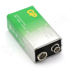 BAT-6F22-GP / Alkáli elem, 9V 6F22, GP (1604AU / GP)