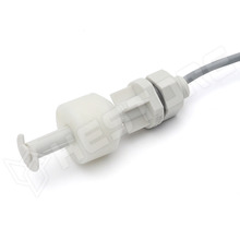 LS02-1A66-PP-500W / Folyadékszint kapcsoló, SPST-NO, 50cm vezeték, vízhez és híg savakhoz (LS02-1A66-PP-500W / STANDEX / MEDER)