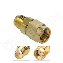 DELOCK-89976 / Adapter, RP-SMA apa - SMA anya, egyenes, 10GHz (DELOCK)